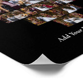 Poster Concevez Votre Propre Collage De Photos En Forme D (Coin)