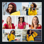 Poster Concevez votre propre collection de 7 photos<br><div class="desc">Customisez votre propre photographie personnelle. Vous pouvez faire ce produit personnalisé pour des occasions spéciales comme mariages,  anniversaires,  Noël,  Fêtes,  Mémoriaux,  Graduation,  Anniversaires et plus encore. Il peut également être offert en cadeau à votre meilleur ami,  ami proche,  famille et famille.</div>