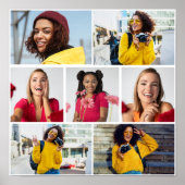 Poster Concevez votre propre collection de 7 photos (Devant)