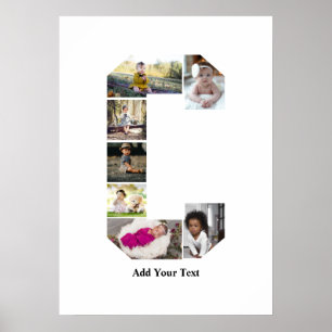 Poster Concevez votre propre lettre C Photo Collage