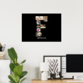 Poster Concevez votre propre lettre F photo Collage (Bureau à domicile)