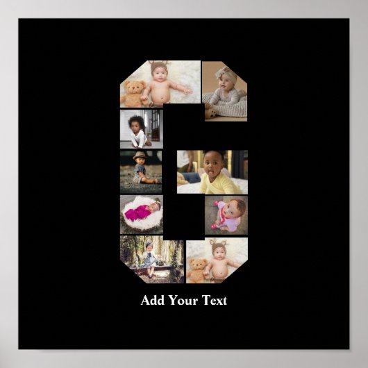 Poster Concevez votre propre lettre G photo Collage (Devant)