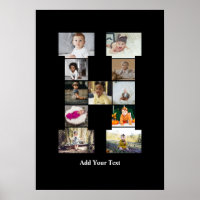 Concevez votre propre lettre H photo Collage