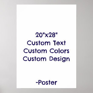 Poster Concevez votre propre matte 20"x28"