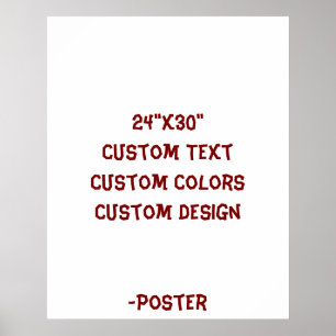 Poster Concevez votre propre matte 61x76 cm