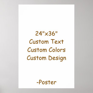 Poster Concevez votre propre matte 61x91 cm