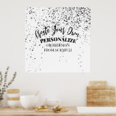 Poster Concevez votre propre personnalisation (Cuisine)