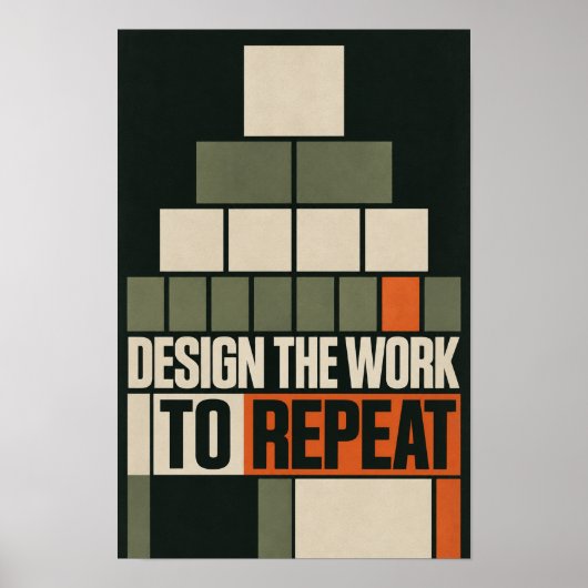Poster Concevoir le travail pour répéter les systèmes typ (Devant)