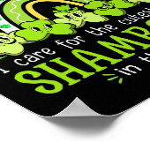 Poster Concierge de l'école Shamrocks de la Saint-Patrick (Coin)