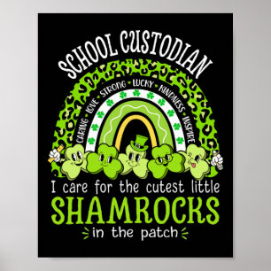 Poster Concierge de l'école Shamrocks de la Saint-Patrick
