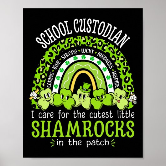 Poster Concierge de l'école Shamrocks de la Saint-Patrick (Devant)