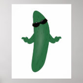 Poster Concombre cool (Devant)