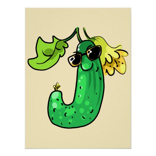 Poster Concombre cucumber (Devant)