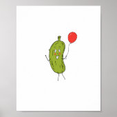 Poster Concombre vert coupé (Devant)