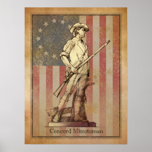 Poster Concord Minuteman