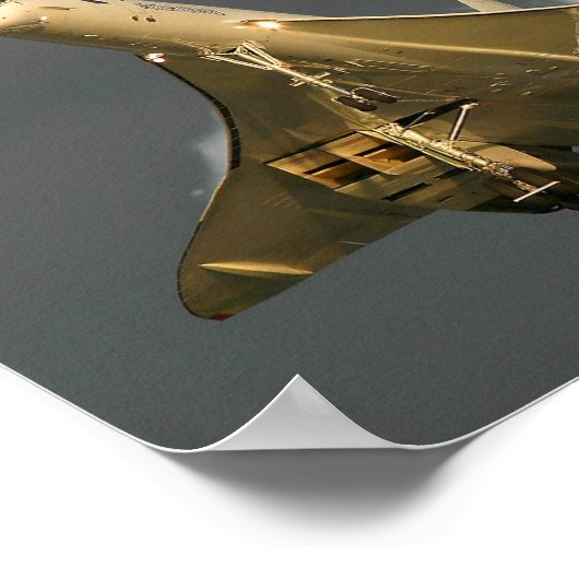 Poster Concorde de British Airways (Coin)