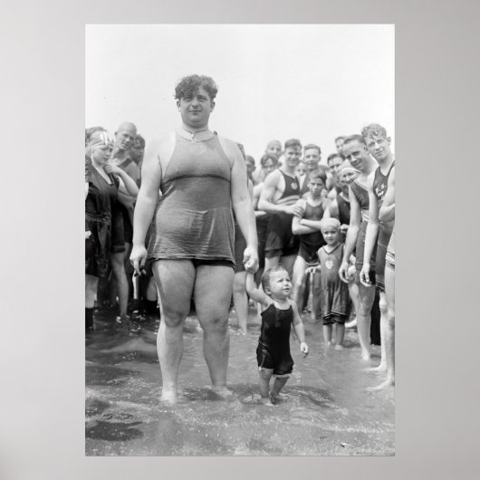 Poster Concours de beauté sur le bassin de marée, 1919 (Devant)