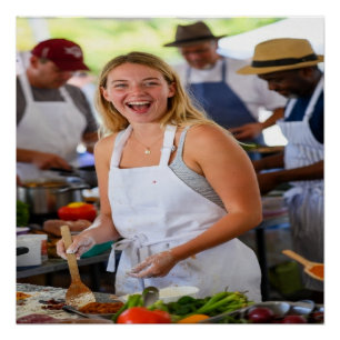 Poster Concours de Cuisine Foire Personnaliser Photo