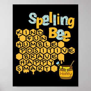 Poster Concours d'orthographe gentil positivité gentilles
