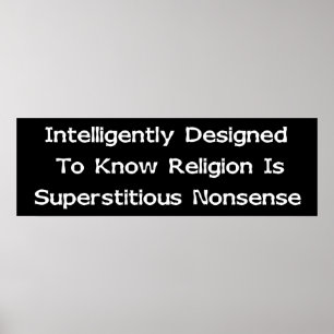 Poster Conçu intelligemment