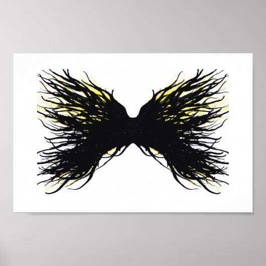 Poster Concupiscence Abstrait 7 Péchés Capitaux Art à l'e (Devant)