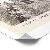 Poster Condamnations au travail pendant l'heure silencieu (Coin)