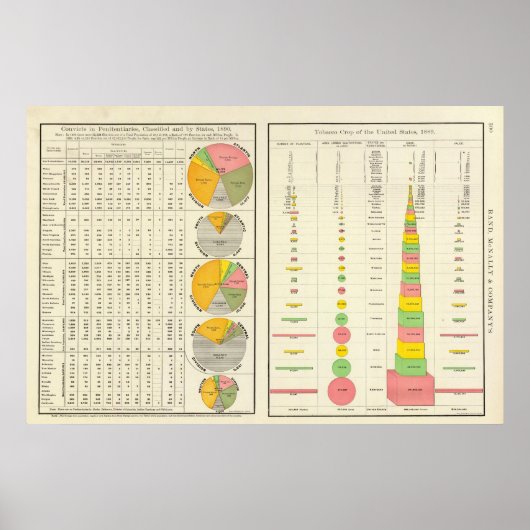 Poster Condamnations dans les pénitenciers par État (Devant)