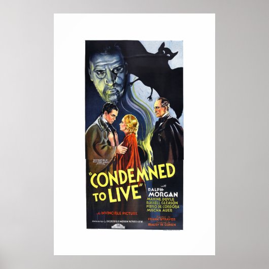 Poster Condamné à Live (xl) (Devant)