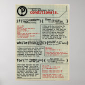 Poster "Conditionnals in Programming" (Devant)