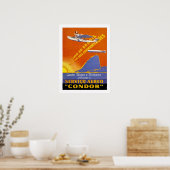 Poster Condor ~ Service aérien brésilien (Cuisine)