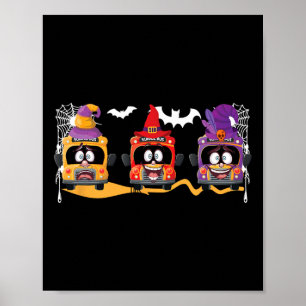 Poster Conducteur de bus effrayant Bus effrayant Conducte
