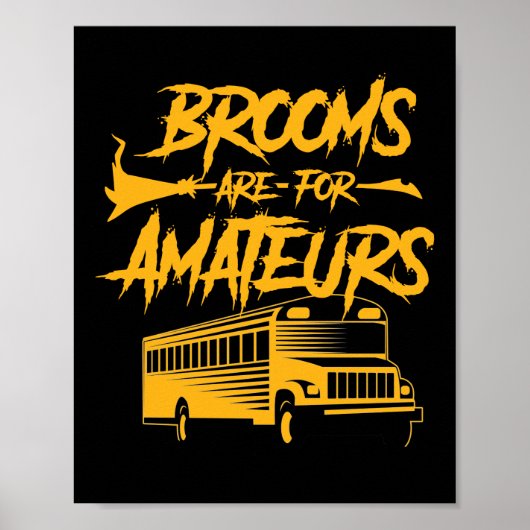 Poster Conducteur De Bus Scolaire Chambres Pour Amateurs (Devant)