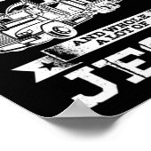 Poster Conducteur De Camion Religieux Courir Sur Le Lot D (Coin)