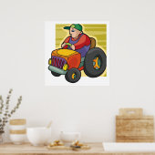 Poster Conducteur de tracteur (Cuisine)