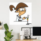 Poster Conducting A Science Experiment (Bureau à domicile)