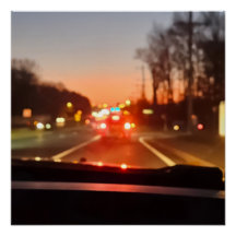 Conduire au crépuscule