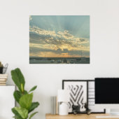 Poster Conduire dans la lumière (Bureau à domicile)