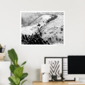 Poster Conduire du bétail en hiver. (Bureau à domicile)
