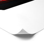 Poster conduire la Chevrolet Camaro classique (Coin)