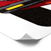 Poster conduire la coccinelle-vw classique (Coin)