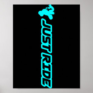 Poster Conduire un Quad Tout-Terrain Motocross Moto