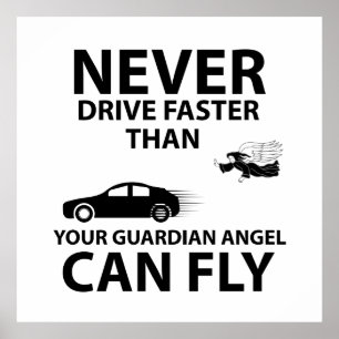 Poster Conduisez prudemment