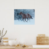 Poster Conduite de chevaux (Cuisine)