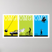 Poster conduite, équitation, marche. (Devant)