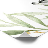 Poster Conduite par baby shower animaux mignons signe de (Coin)