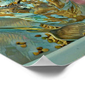 Poster Cône crème glacée d'été (Coin)