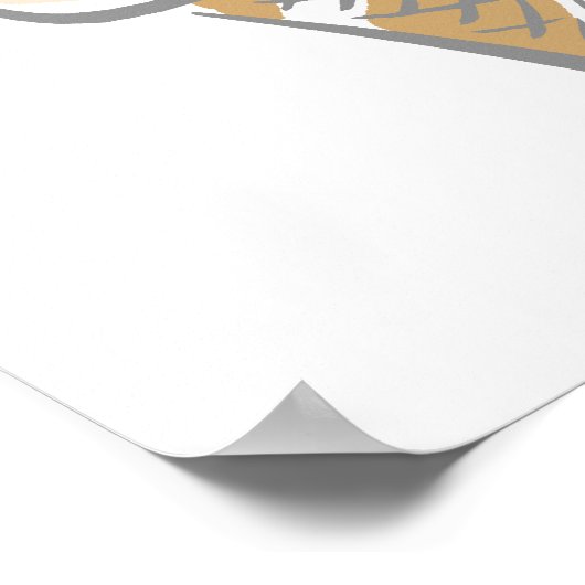 Poster Cône de crème glacée (Coin)