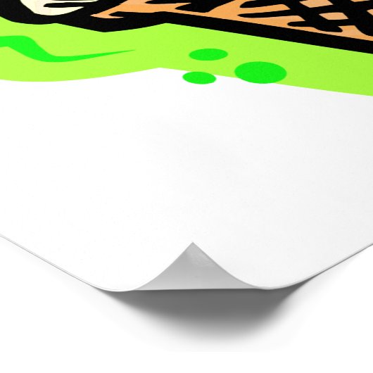 Poster Cône de crème glacée (Coin)