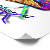 Poster cône de glace fou 1 (Coin)