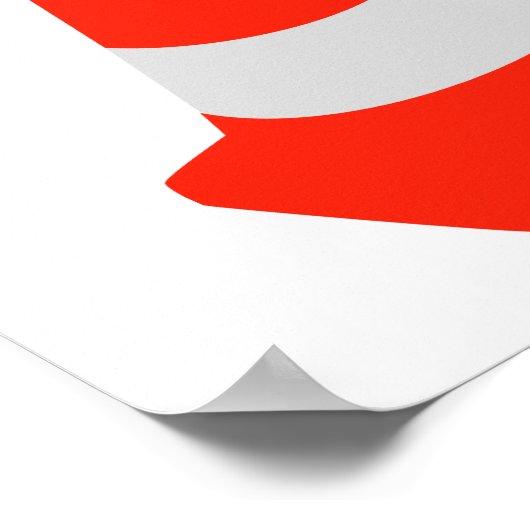 Poster Cône de trafic (Coin)